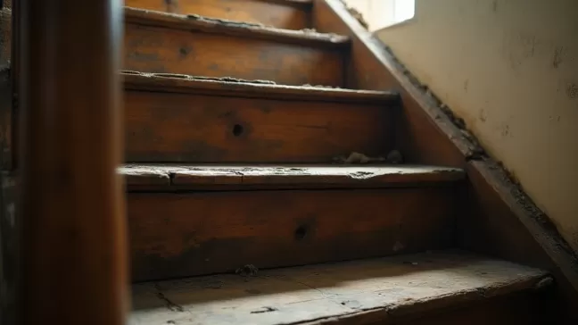 jak wyremontować stare drewniane schody