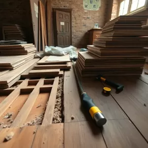 Remont podłogi w kamienicy